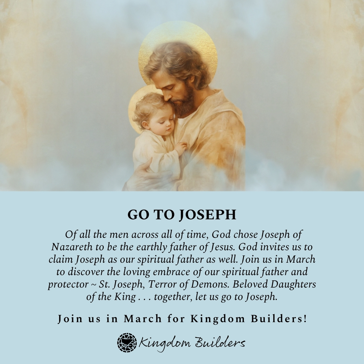 March Gathering-  Go to Joseph
