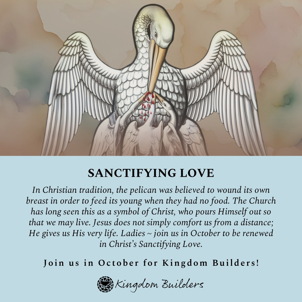 October 2026 ~ Sanctifying Love